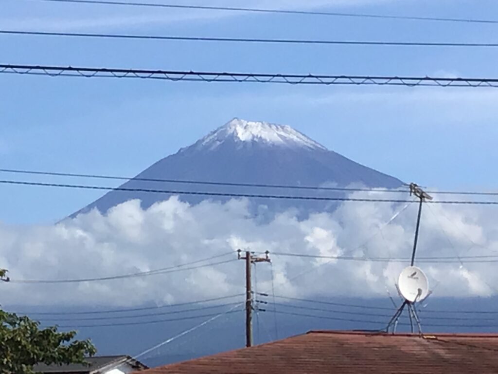 富士山 初冠雪