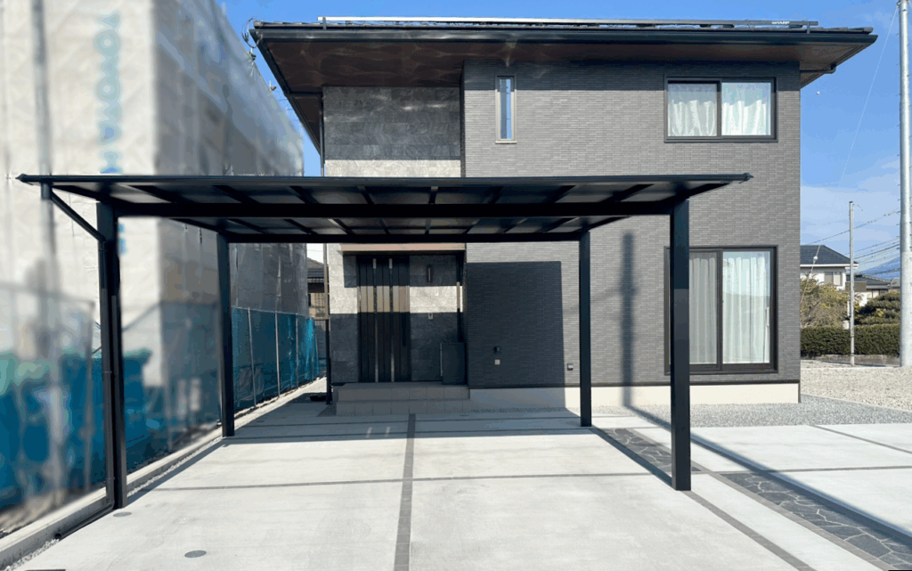 富士市の新築外構【スタイリッシュで機能的なエクステリアデザイン】