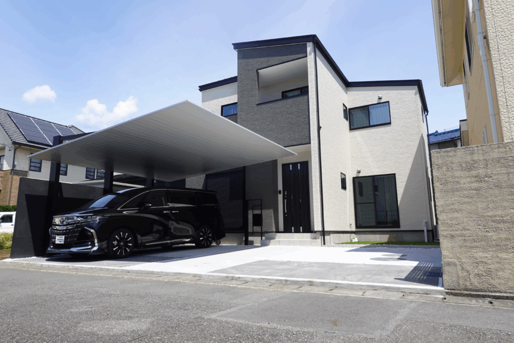 【富士市】“ブラック×ホワイト”新築外構をおしゃれに仕上げるモノトーンデザイン術